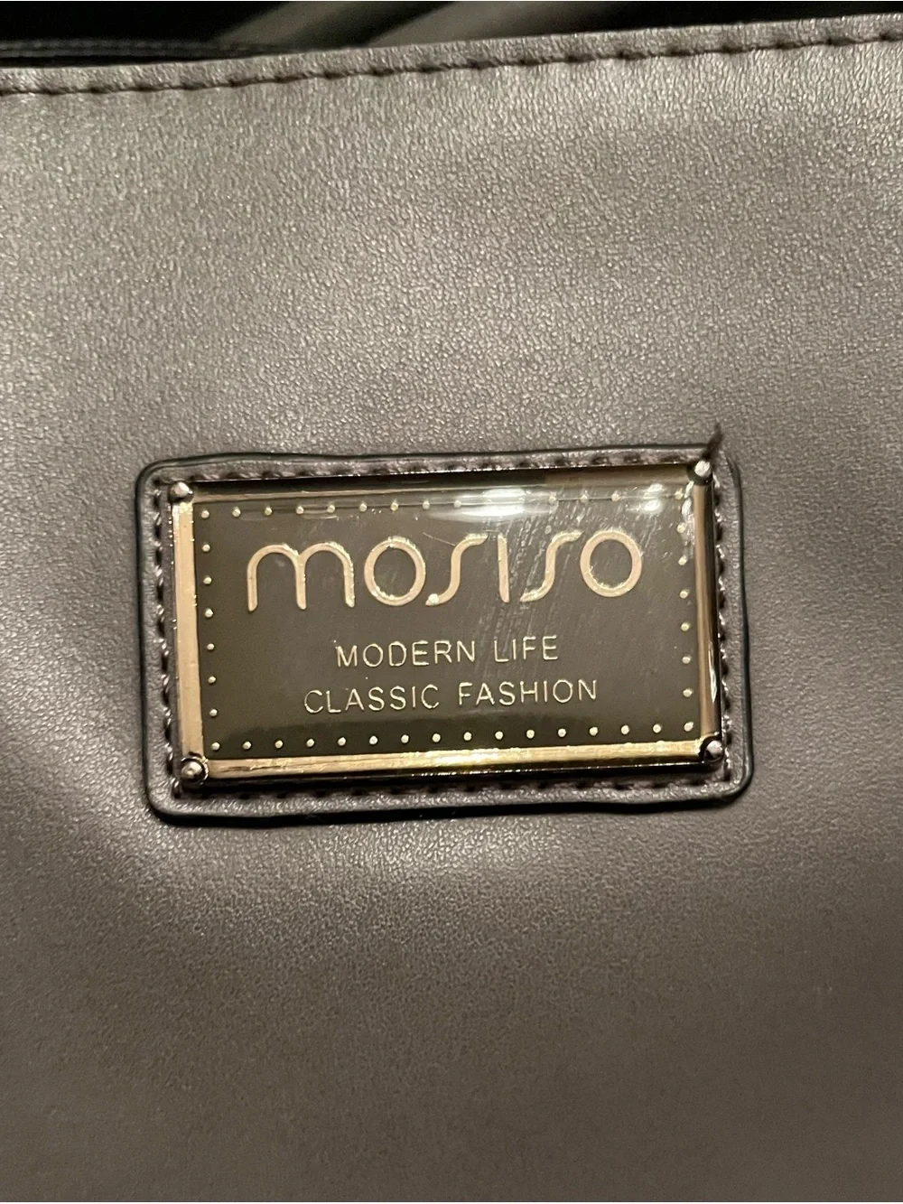 Mosiso Grey Professional Laptop Bag for Women